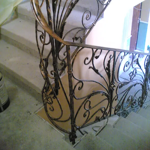 Balustradă de interior din fier forjat