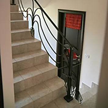 Balustradă de terasă din fier forjat